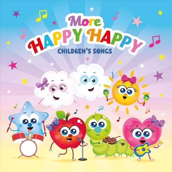 Cover art for More Happy Happy Children’s Songs